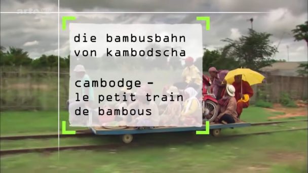 Die Bambusbahn von Kambodscha