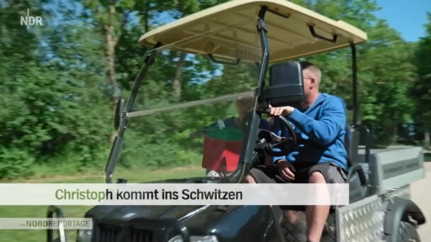 Neues vom HaffCamp - Christoph kommt ins Schwitzen